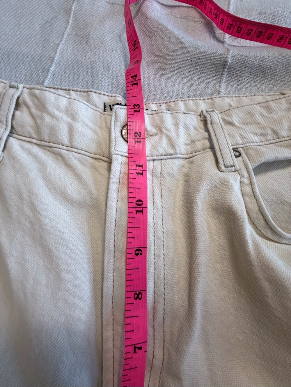 We the Free Waterfall Baggy Wide Leg- Cream/Ivory - Picture 14 of 16